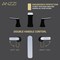 Anzzi 2-Handle 3-Hole Widespread Bathroom Faucet in Matte Black and Chrome L-AZ902MB-CH - alternate 3
